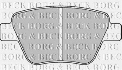 BORG & BECK bbp2242 -  Комплект тормозных колодок, дисковый тормоз